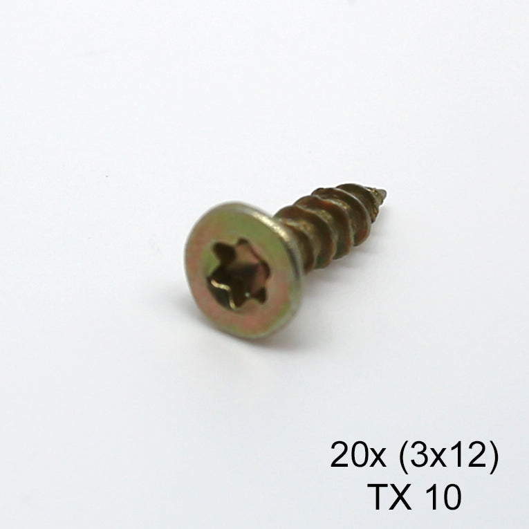 Senkkopfschrauben 3x12 - Vorratspack 20 Stück