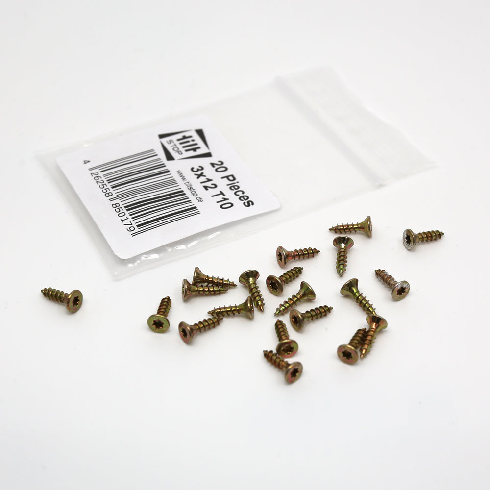 Senkkopfschrauben 3x12 - Vorratspack 20 Stück