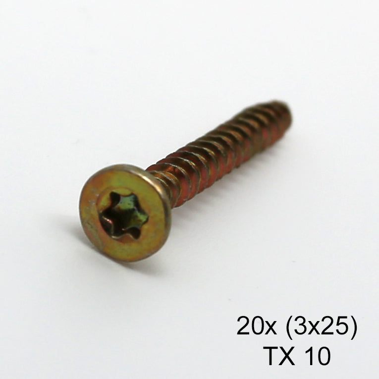 Senkkopfschrauben 3x25 - Vorratspack 20 Stück